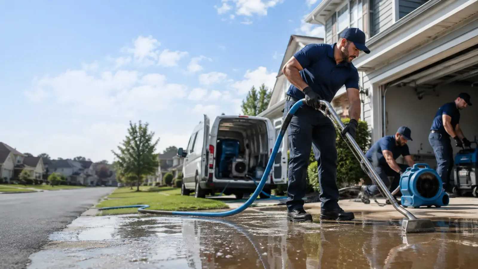 Flood Damage Restoration in Termo, CA